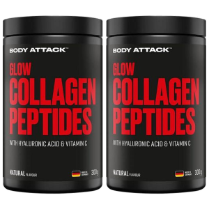 BODY ATTACK Glow Collagen Peptides – 2x 300 g – NaturalZysk od 50zł do 60zł
