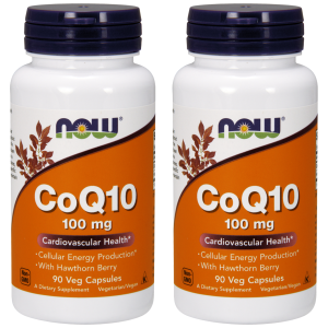 NOW CoQ10 ( Koenzym Q10 ) 100mg - 2x 90vegcapsZysk od 60zł do 70zł