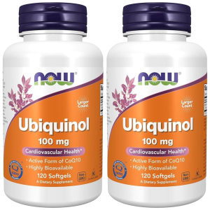 NOW - Ubiquinol 100mg - 2x 120softgelsZysk powyżej 140zł
