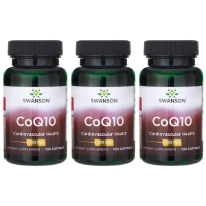 SWANSON CoQ10 100mg - 3x 100softgelsZysk od 90zł do 100zł