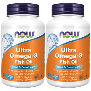 NOW Ultra Omega3 500EPA/250DHA - 2x 90softgelsZysk od 50zł do 60zł