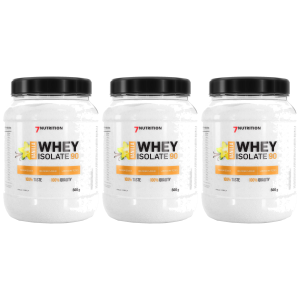 7 NUTRITION Whey Isolate 90 - 3x 500gSuplementy białkowe