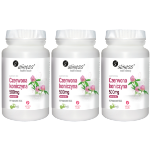 ALINESS - Czerwona Koniczyna 500mg - 3x 90vcaps.
