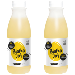 FARMA BIAŁKA 100% Płynne Białko Jaj - 2x 500gZysk od 10zł do 20zł