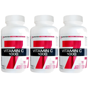 7 NUTRITION Vitamin C 1000 - 3x 90vcapsZysk od 20zł do 30zł