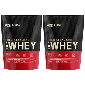 OPTIMUM NUTRITION 100% Whey Gold Standard Bag - 2x 450gZysk od 50zł do 60zł