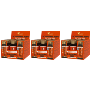 OLIMP - L-Carnitine 3000 Extreme Shot - 9x 3x 25ml - OrangeZysk od 60zł do 70zł