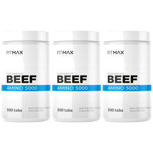 FITMAX Beef Amino 5000 - 3x 500tabsZysk od 50zł do 60zł