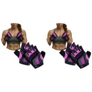 MEX W‑FIT Rękawice Damskie – Purple — zestaw 2xZysk od 40zł do 50zł