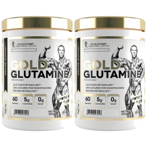 KEVIN LEVRONE Gold Glutamine - 2x 300g - NaturalZysk od 30zł do 40zł