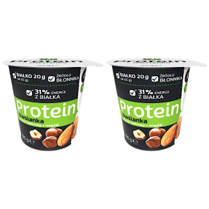 SANTE - Owsianka Protein z Orzechami w Kubku - 2x 65g - Hazelnut + AlmondSuplementy białkowe