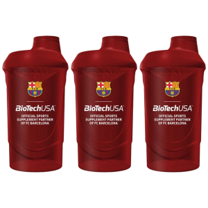 BIOTECH - Shaker Biotech FC Barcelona - 3x 600ml - RedZysk od 10zł do 20zł