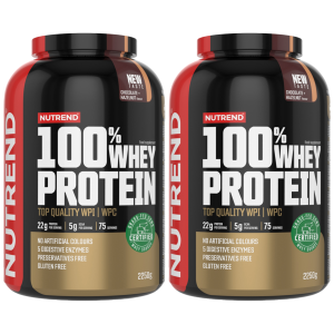NUTREND 100% Whey Protein - 2x 2250gSuplementy białkowe