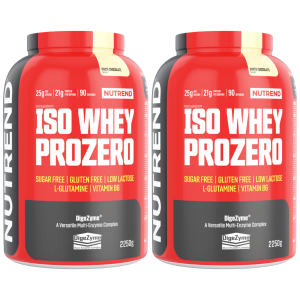 NUTREND Iso Whey ProZero - 2x 2250gZysk powyżej 140zł