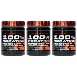 SCITEC 100% Creatine Monohydrate - 3x 300gKreatyny