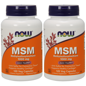 NOW MSM 1000mg - 2x 120vcapsZysk od 20zł do 30zł