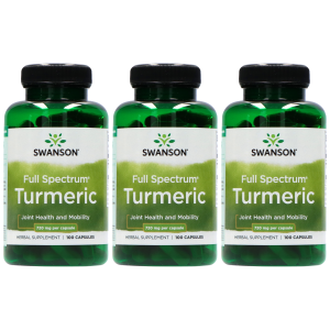 SWANSON Turmeric 720mg (Kurkuma) - 3x 100capsZysk od 20zł do 30zł