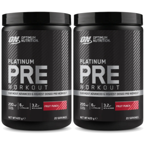 OPTIMUM NUTRITION Platinum Pre Workout - 2x 420gZysk od 90zł do 100zł