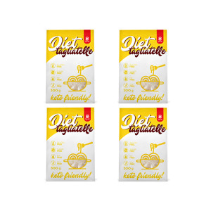 Cheat Meal Nutrition Diet Tagliatelle - 4x 400g (4x 300g netto) - Makaron dietetyczny