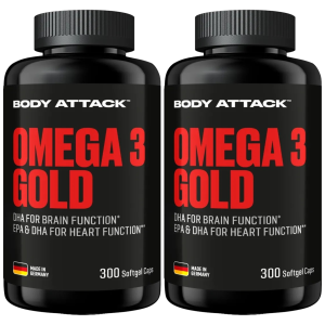 BODY ATTACK - Omega 3 Gold - 2x 300softgelsZysk od 50zł do 60zł