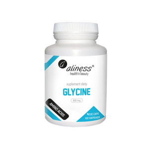 ALINESS Glycine 800mg - 100vcaps.Zysk od 10zł do 20zł