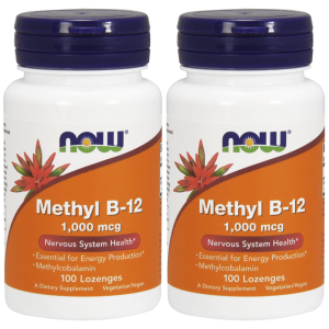 NOW Methyl B-12 1000mcg - 2x 100 lozengesZysk od 20zł do 30zł