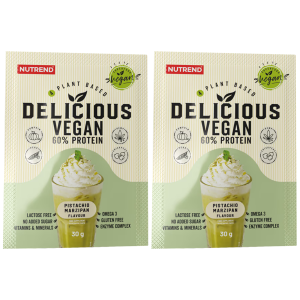 NUTREND Delicious Vegan Protein - 2x 30g - Pistachio MarzipanZysk od 2zł do 5zł