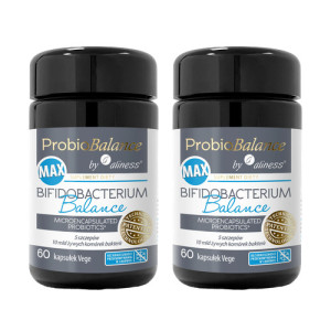 ALINESS - ProbioBALANCE Max Bifidobacterium 10mld - 60vcaps. x2