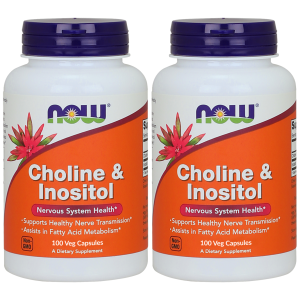 NOW Choline and Inositol - 2x 100vcapsZysk od 20zł do 30zł