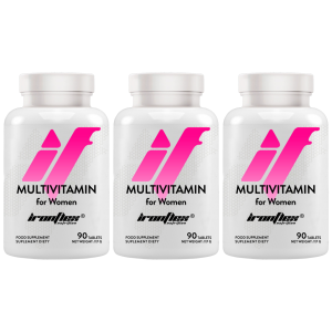 IRONFLEX Multivitamin for Women - 3x 90tabsZysk od 30zł do 40zł