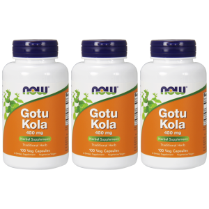 NOW Gotu Kola 450mg - 3x 100vcapsZysk od 30zł do 40zł