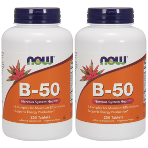NOW Vitamin B-50 - 2x 250tabZysk od 90zł do 100zł