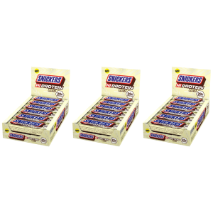 Mars - Baton Snickers HI Protein Low Sugar Bar - 12x 3x 57g - WhiteZysk powyżej 140zł