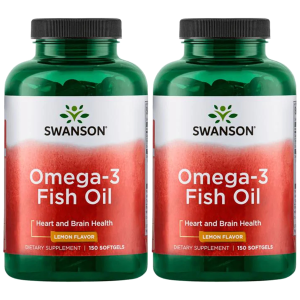 SWANSON Omega-3 Fish Oil - 2x 150softgelsZysk od 70zł do 80zł