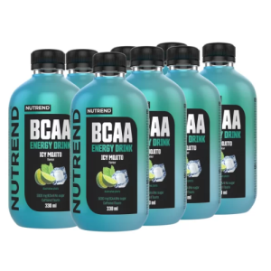NUTREND BCAA Energy Drink - 8x 330ml - Icy Mojito - Odżywki około treningowe