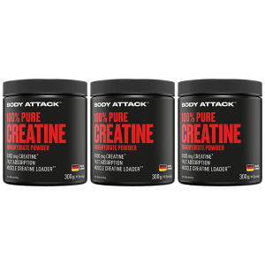 BODY ATTACK 100% Pure Creatine - 3x 300g - NaturalZysk od 40zł do 50zł