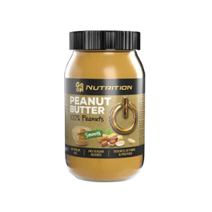 GO ON NUTRITION Peanut Cream 100% Peanuts - 900g - Krem orzechowy - Smooth - Zdrowa Żywność