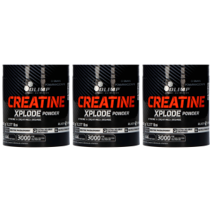 OLIMP Creatine Xplode Powder - 3x 260gZysk od 60zł do 70zł