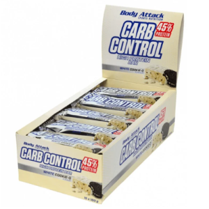 BODY ATTACK - Baton Carb Control - 15x 100g - White Cookie-O