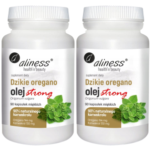 ALINESS - Oregano Olej Strong 100% Natural - 2x 90vcaps.