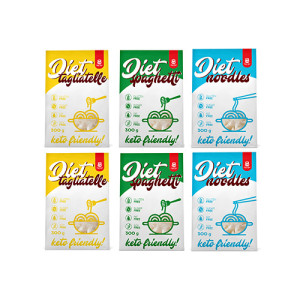 Cheat Meal Nutrition Diet Tagliatelle - 6x 400g (4x 300g netto) - Makaron dietetyczny