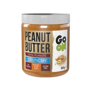 GO ON NUTRITION Peanut Cream - 100% Orzechów Arachidowych - 500g - Crunchy - Zdrowa Żywność