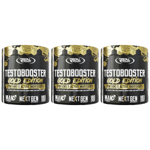 REAL PHARM - Testobooster Gold Edition - 3x 180caps.Zysk od 60zł do 70zł