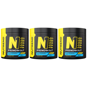 NUTREND N1 Pre Workout - 3x 255gZysk od 70zł do 80zł