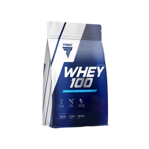 TREC Whey 100 - 700g - Strawberry - Odżywki białkowe
