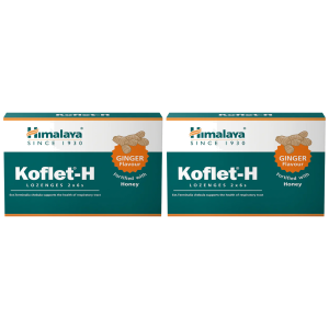 HIMALAYA Koflet-H - 12lozenges - 2x Pastylki do ssaniaZysk od 5zł do 10zł