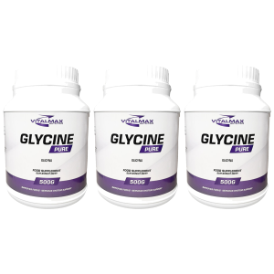VITALMAX - Glycine - 3x 500g - NaturalZysk od 40zł do 50zł