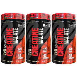 IRON HORSE Tri Creatine Malate - 3x 120capsZysk od 40zł do 50zł