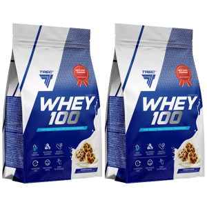 TREC Whey 100 - 2x 900gSuplementy białkowe