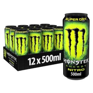MONSTER - Energy Nitro Super Dry - 500ml x12
